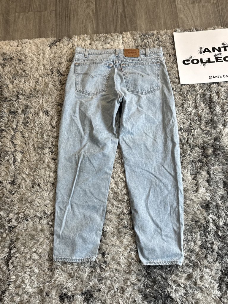 Levi's Blue Levi S 550 Jeans Men 38x30 Denim Relaxed Fit Red Tab Leg Sz 38x30